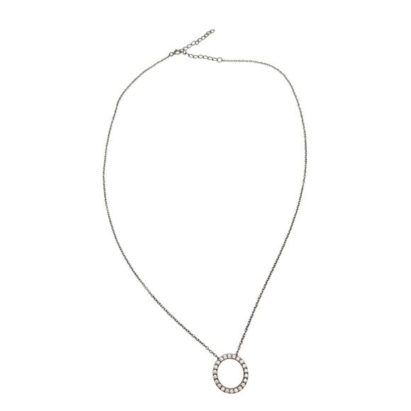 925 CZ Circle of Life Necklace - Picture 4 of 6